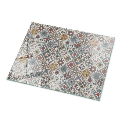 Glass top Mosaic patterns with ornaments