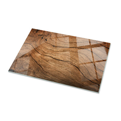 Glass top Wood-inspired pattern