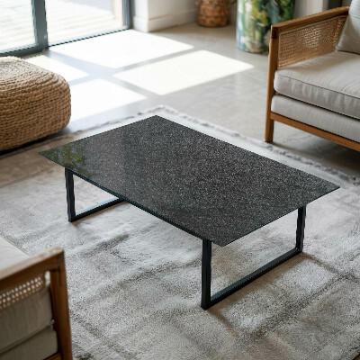 Glass top Natural stone structure