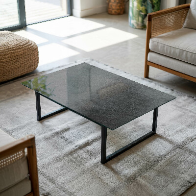 Glass top Natural stone structure