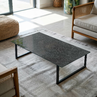Glass top Natural stone structure