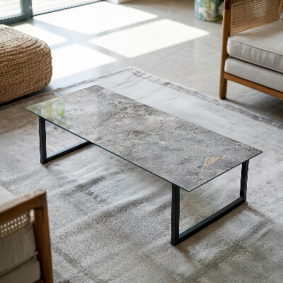 Glass top Marble motif in nature