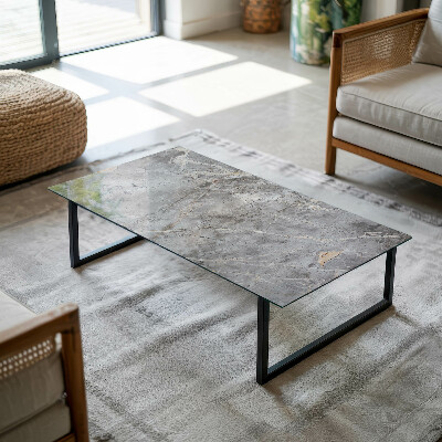 Glass top Marble motif in nature