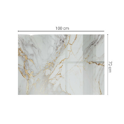 Glass top Marble style with veins