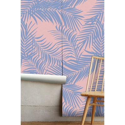Wallpaper Subtle Palm Leaves Shadow