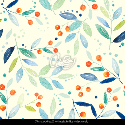 Wallpaper Multi-Colores Twigs