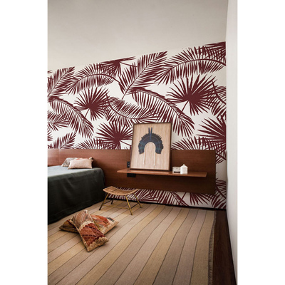 Wallpaper Minimalistic Palm Leaves