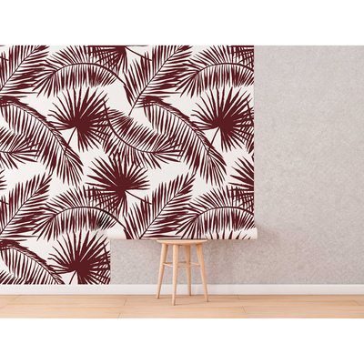 Wallpaper Minimalistic Palm Leaves