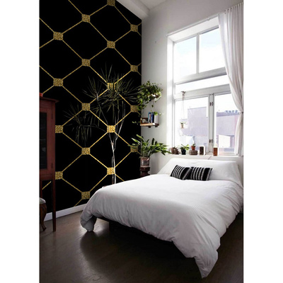 Wallpaper Golden Rhombus