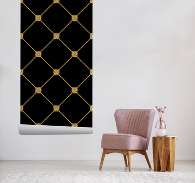 Wallpaper Golden Rhombus
