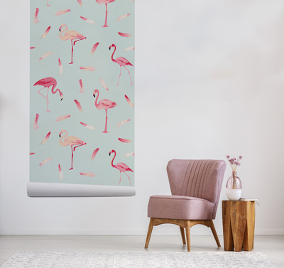 Wallpaper One Pink Leg