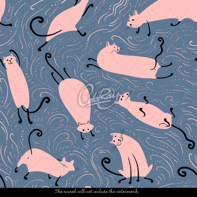 Wallpaper Playful Cats