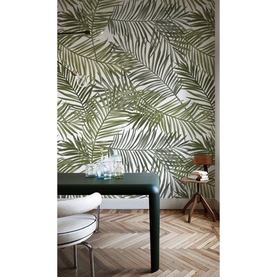 Wallpaper Subtle Palm Leaves