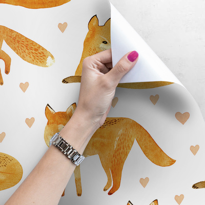 Wallpaper Smart Little Foxes