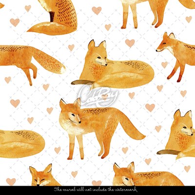 Wallpaper Smart Little Foxes
