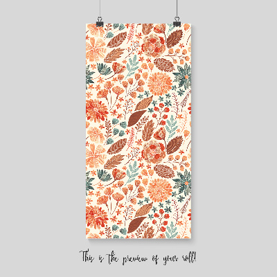 Wallpaper Autumn Flowers In The Boho Style