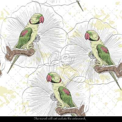 Wallpaper Paradise Parrots