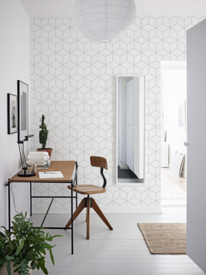 Wallpaper Dotted Cubes