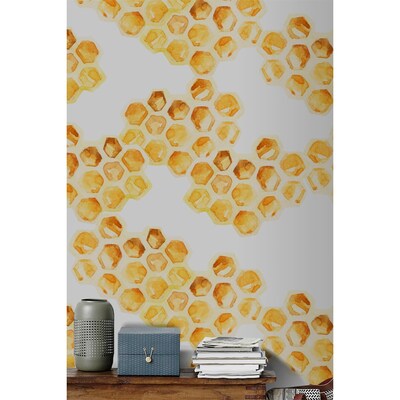 Wallpaper Sweet Honeycombs