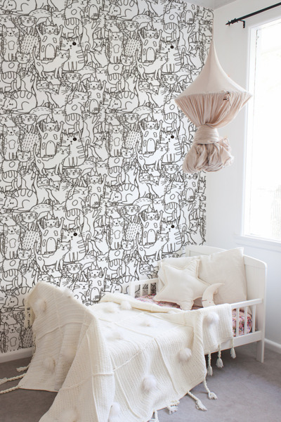 Wallpaper Doodle Cats