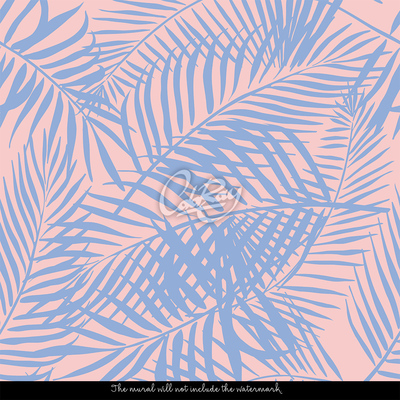 Wallpaper Delicate Palm Leaves