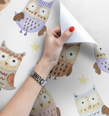 Wallpaper Dancing Owls