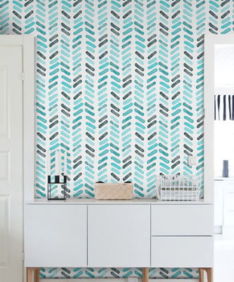 Wallpaper Following Turquoise