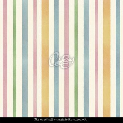 Wallpaper Multicolored Stripes