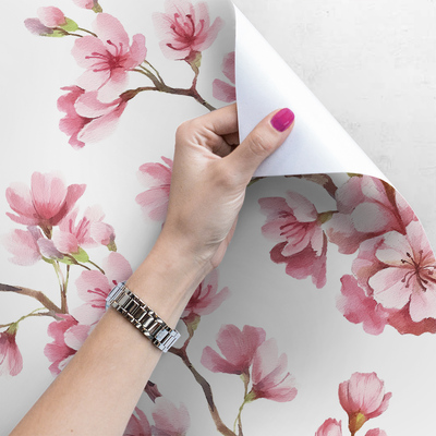 Wallpaper Ethereal Cherry Blossoms
