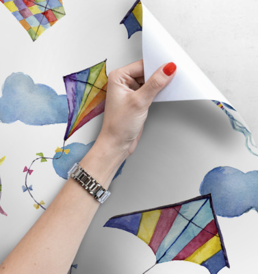Wallpaper Watercolor Kites