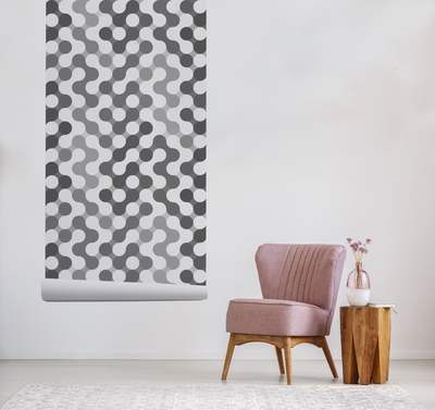 Wallpaper Gray Optical Illusion