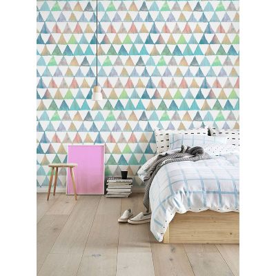 Wallpaper Rainbow Designer Trangles