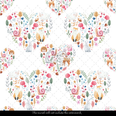 Wallpaper Lovely Forest Heart