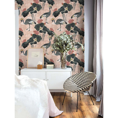 Birdpatterned wallpapers  House  Garden