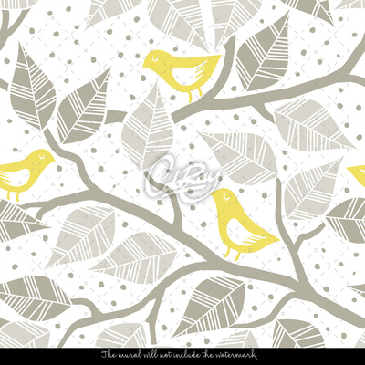 Wallpaper Fairy Tale Of Golden Birds