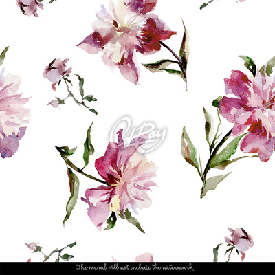 Wallpaper Crazy Peonies