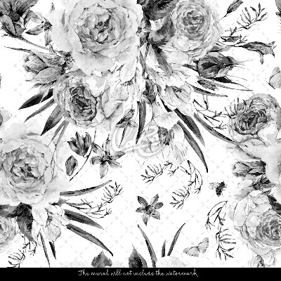 Wallpaper Romantic Sketch Of Rose