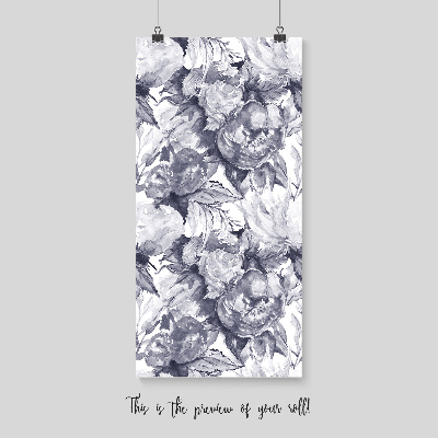 Wallpaper Fancy Gray Flowers