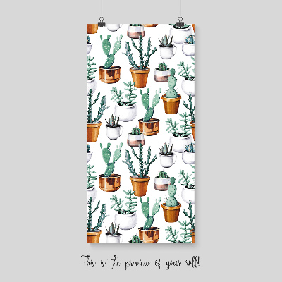 Wallpaper Cacti In Pots