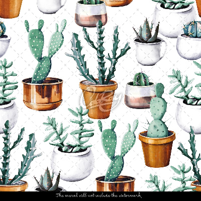 Wallpaper Cacti In Pots