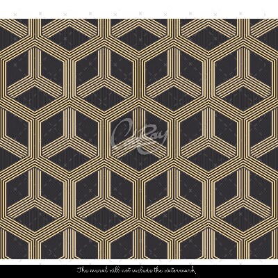 Wallpaper Elegant Geometric Patterns