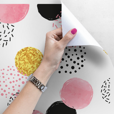 Wallpaper Charming Colorful Polka Dots