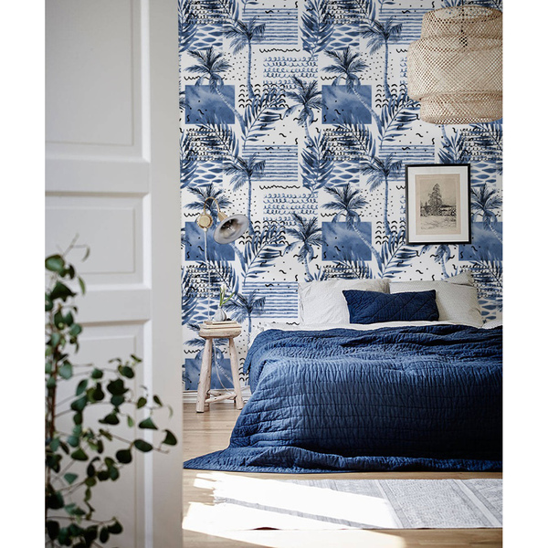 Wallpaper Blue Palms