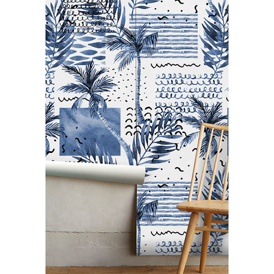 Wallpaper Blue Palms