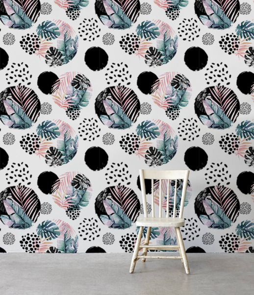 Wallpaper Geometric Tropical