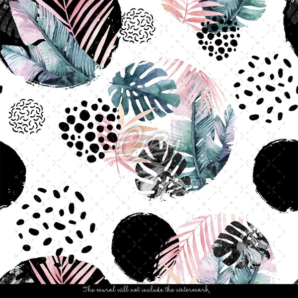 Wallpaper Geometric Tropical
