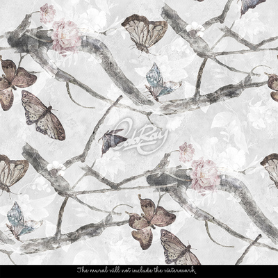 Wallpaper Butterflies In The Winter Time