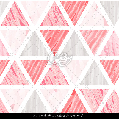 Wallpaper Pink-Blue Triangles