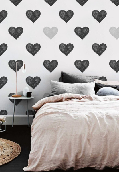 Wallpaper Abstract Hearts