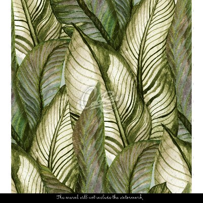 Wallpaper In The Wild Thicket Of Exotic Leaves